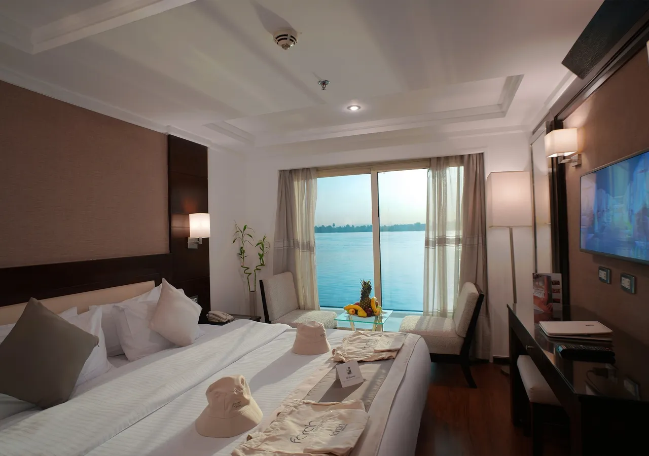 Cabin aboard the Farah Nile Cruise Nile cruise
